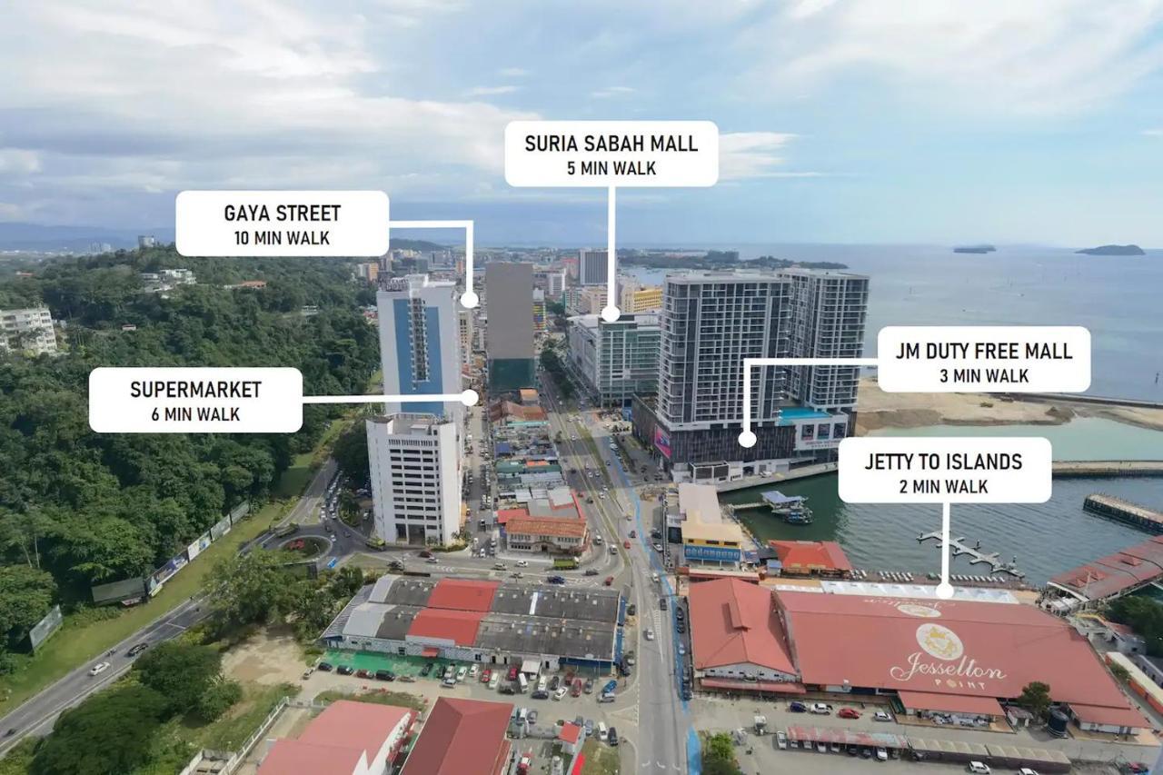 Hotel Jesselton Quay Sea View Kota Kinabalu Exterior foto